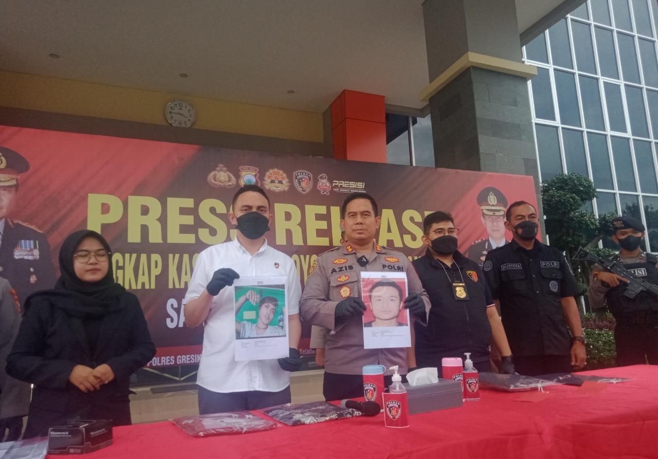 Polres Gresik Berhasil Tangkap Pelaku Alap-Alap Curanmor  di Gresik