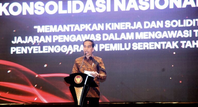 Ini Empat Arahan Presiden Jokowi dalam Konsolidasi Nasional Bawaslu