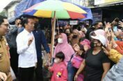 Kunker ke Jabar, Presiden Jokowi Kunjungi Pasar Baru Subang