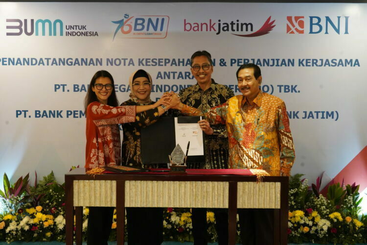 Kolaborasi dengan BNI, Bank Jatim Tingkatkan Layanan Perbankan Secara Digital