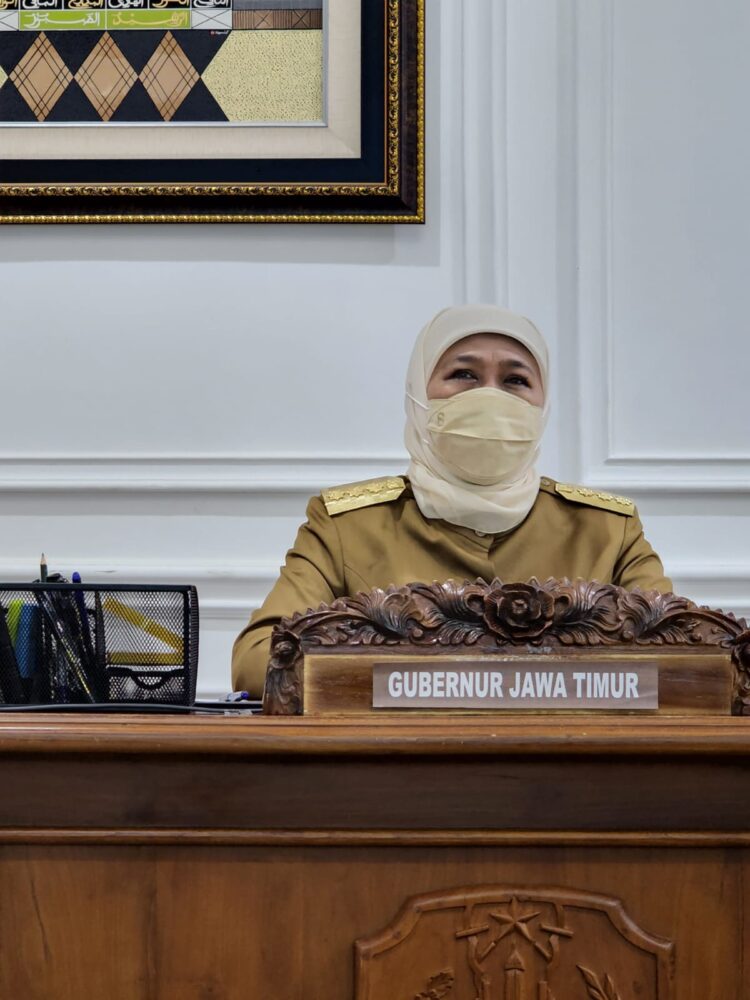 UMK 38 Kabupaten/Kota Jatim 2023 Resmi Ditetapkan, Gubernur Khofifah: Jaga Suasana Kondusif-Produktif