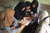 KOPRI PK PMII Atas Langit Gelar Belajar Sambil Bermain Bersama Santri Yatim