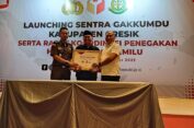 Bawaslu Gresik Launching Sentra Gakkumdu Pemilu 2024