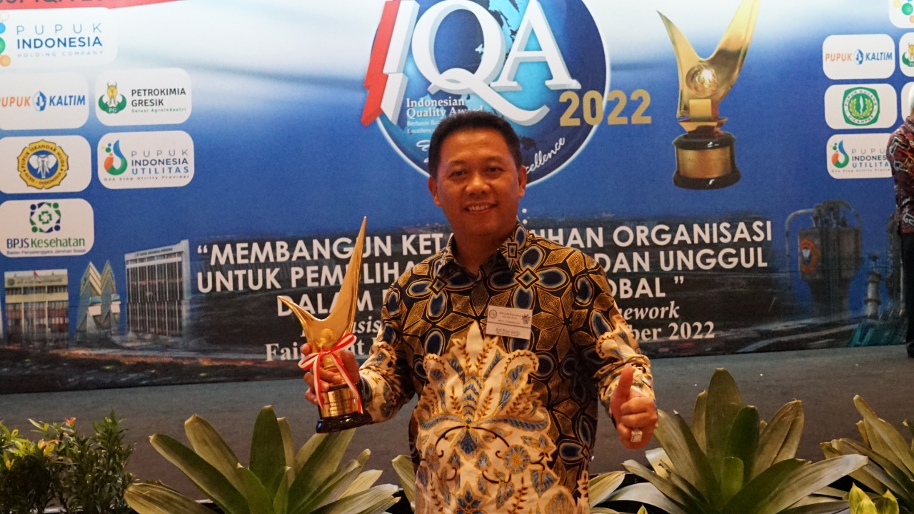 Konsisten Terapkan Sistem Kerja Unggul, PG Raih Industry Leader di IQA 2022