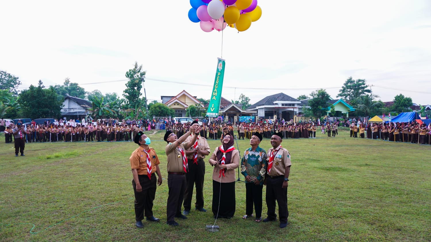 Wabup Gresik Berikan Motivasi Peserta Pergama ke IV  Jadi Pramuka Produktif