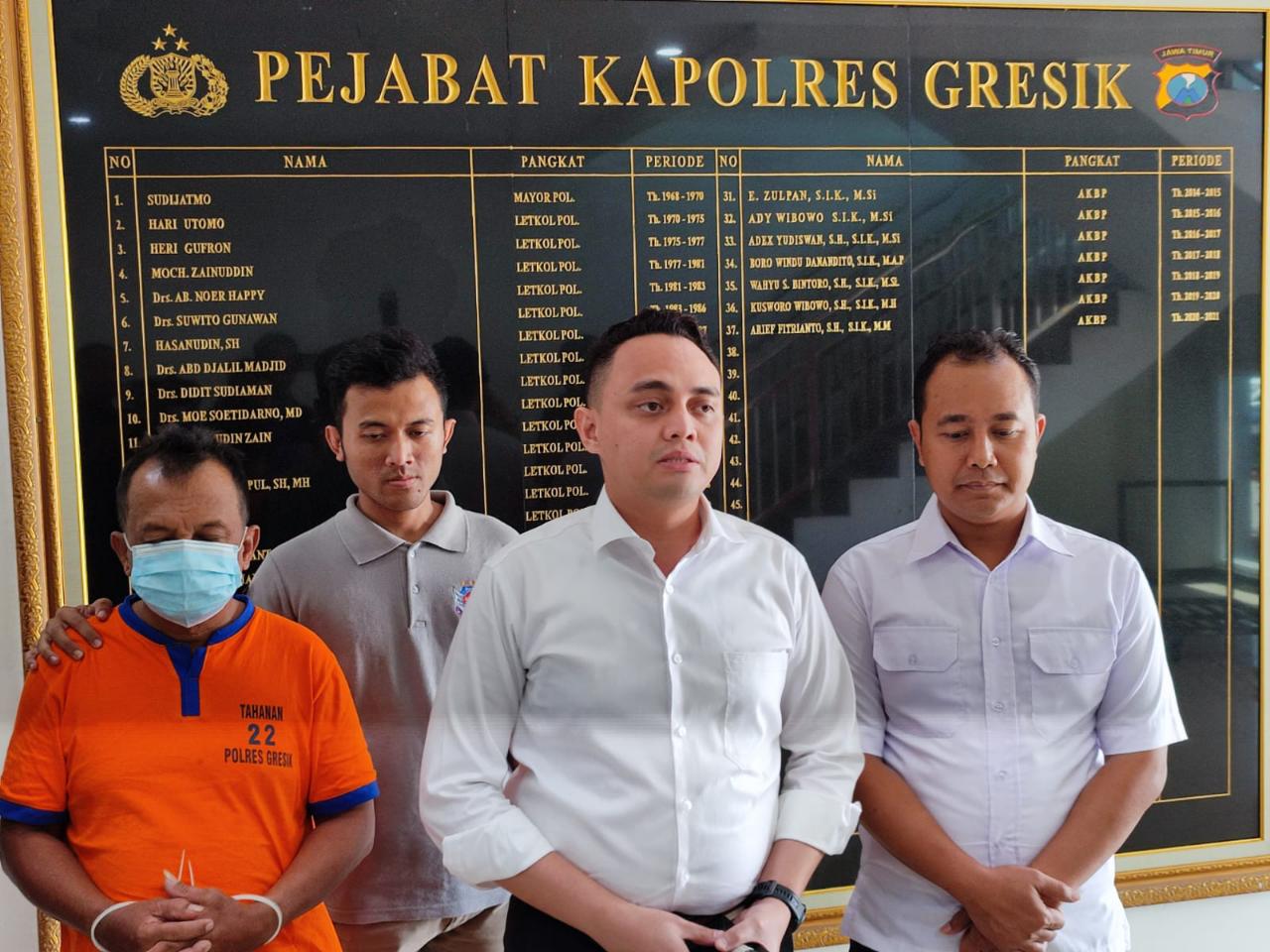 Polisi Gresik  Tetapkan Ayah Tiri Sebagai Tersangka Pencabulan Anaknya hingga Hamil 9  Bulan