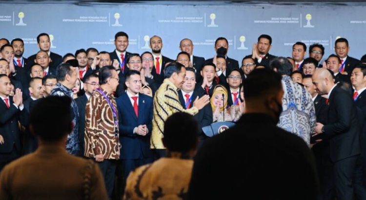 Hadiri Pelantikan BPP HIPMI, Presiden Jokowi Berikan Apresiasi