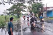 Banjir Luapan Kali Lamong di Gresik Sudah Surut