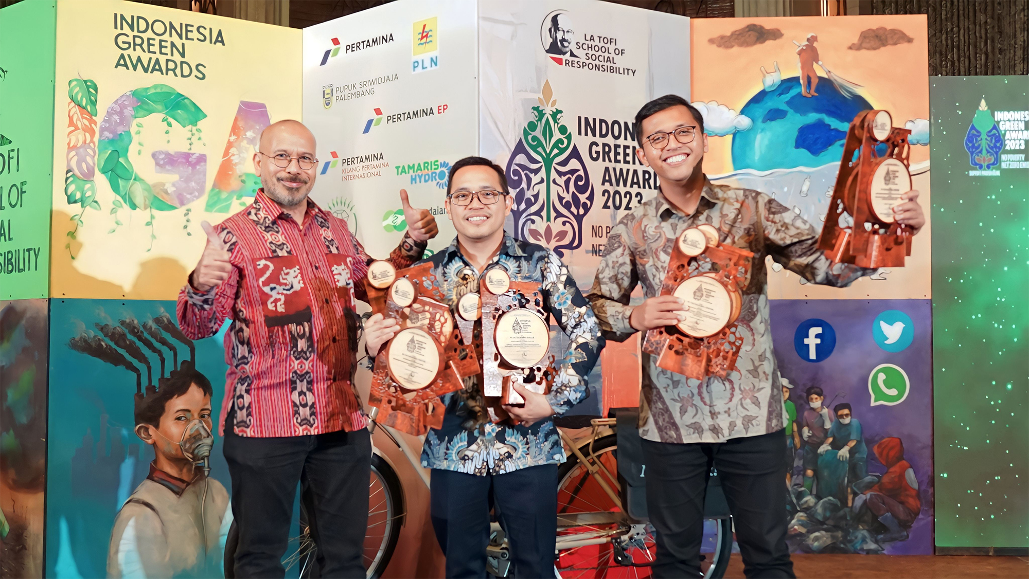 Pertahankan Prestasi, PG Dinobatkan The Best Indonesia Green Award 2023