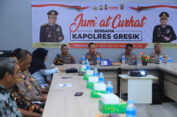 Kapolres Gresik Gelar Jumat Curhat Bersama Guru dan Staf Pengajar SMP Muhamadiyah 12 Gresik