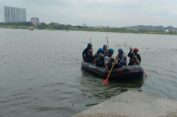 Atlet Arung Jeram Gresik Jalani Puslatkab di Waduk Bunder