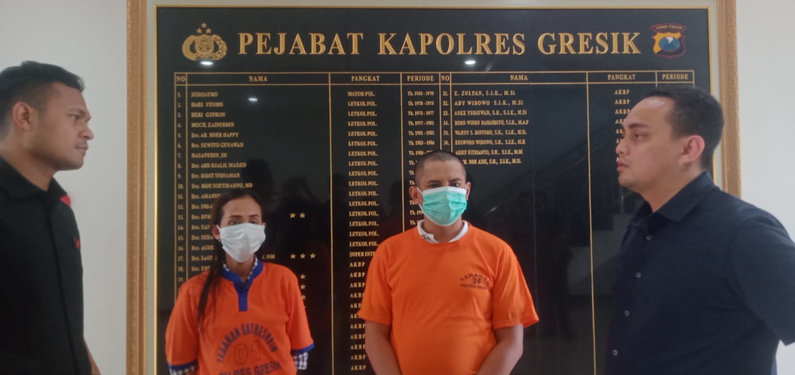 Berusaha Kabur, Pasutri Tersangka Curanmor di Gresik Dihadiahi Timah Panas