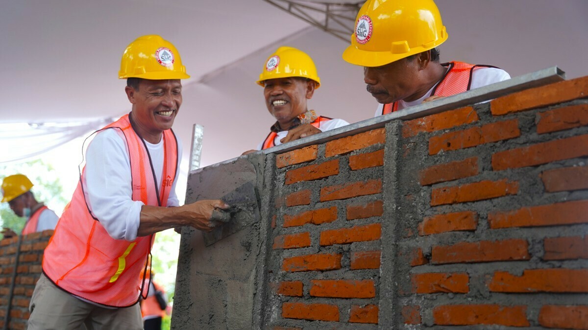Tingkatkan Kompetensi, SIG Latih Ratusan Tukang di Blitar