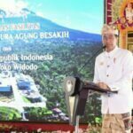 Resmikan Penataan Fasilitas Kawasan Suci Pura Agung Besakih, Ini Pesan Presiden Jokowi