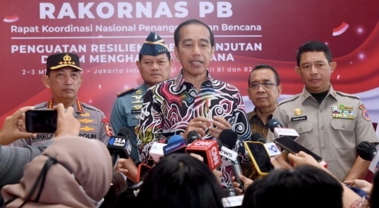 Presiden Jokowi Tekankan Peran Pemda dan BPBD Pahami Potensi Bencana Daerahnya