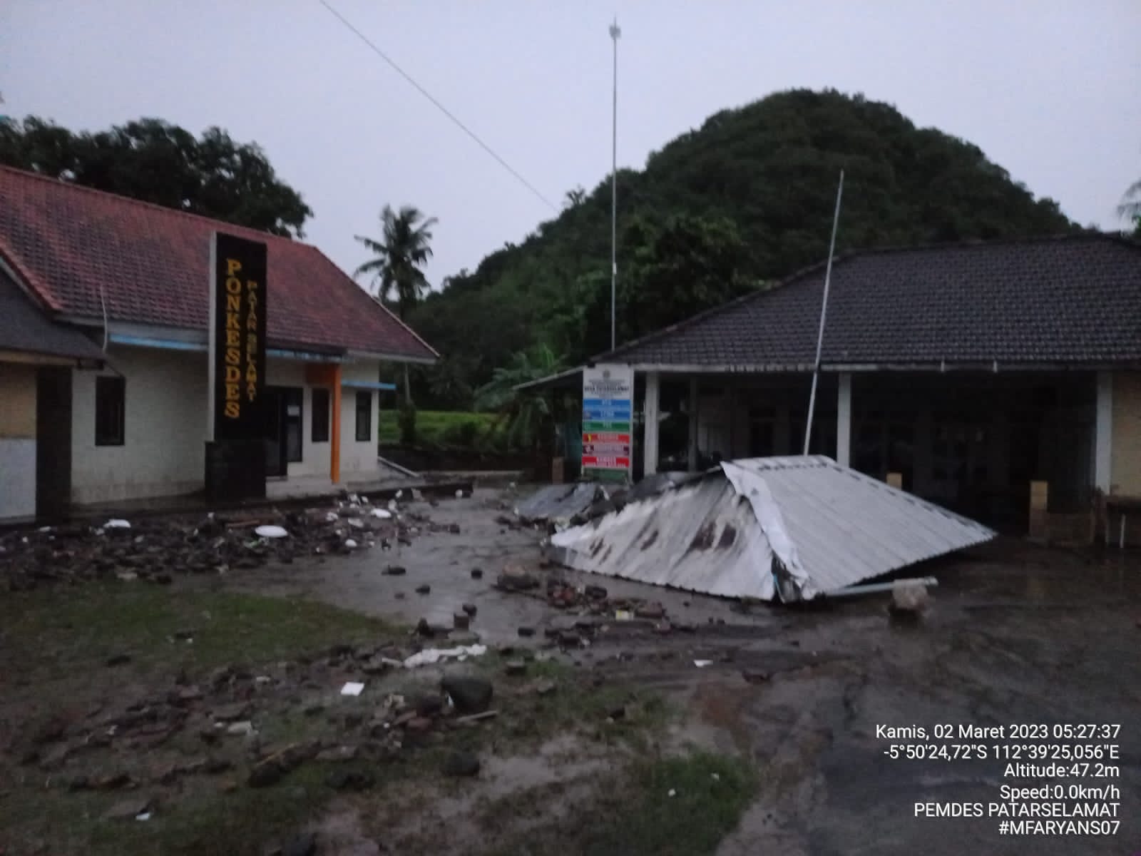 Bencana Banjir dan Tanah Longsor Kembali Terjang Pulau Bawean