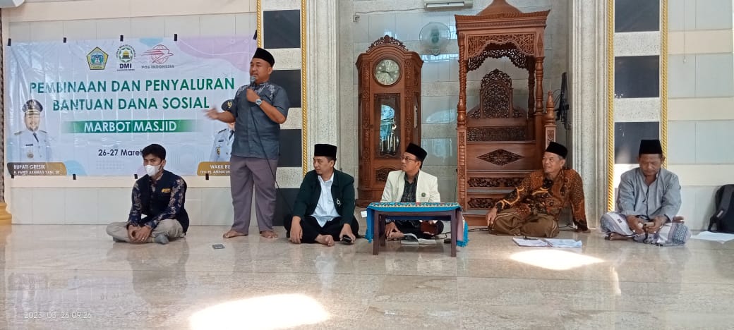 Alhamdulillah Cair, Hibah Insentif Ribuan Marbot Masjid di Gresik