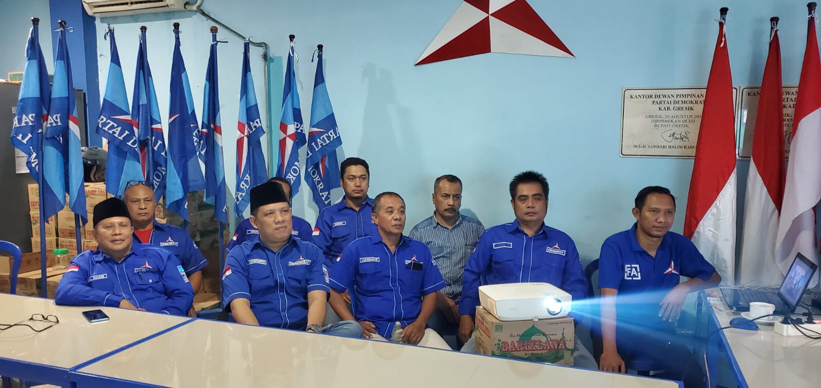 Nobar Dialog Kebangsaan, DPC Demokrat Gresik Solid Dukung Capres Anies