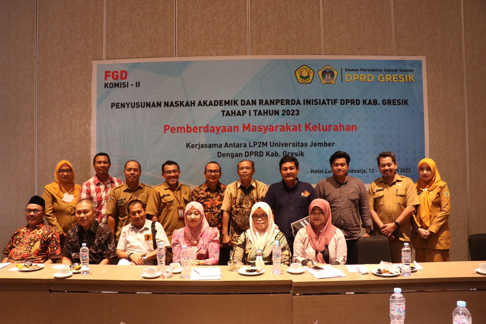Banyak Terima Keluhan, Komisi II DPRD Gresik Usulkan Ranperda Pemberdayaan Masyarakat Kelurahan