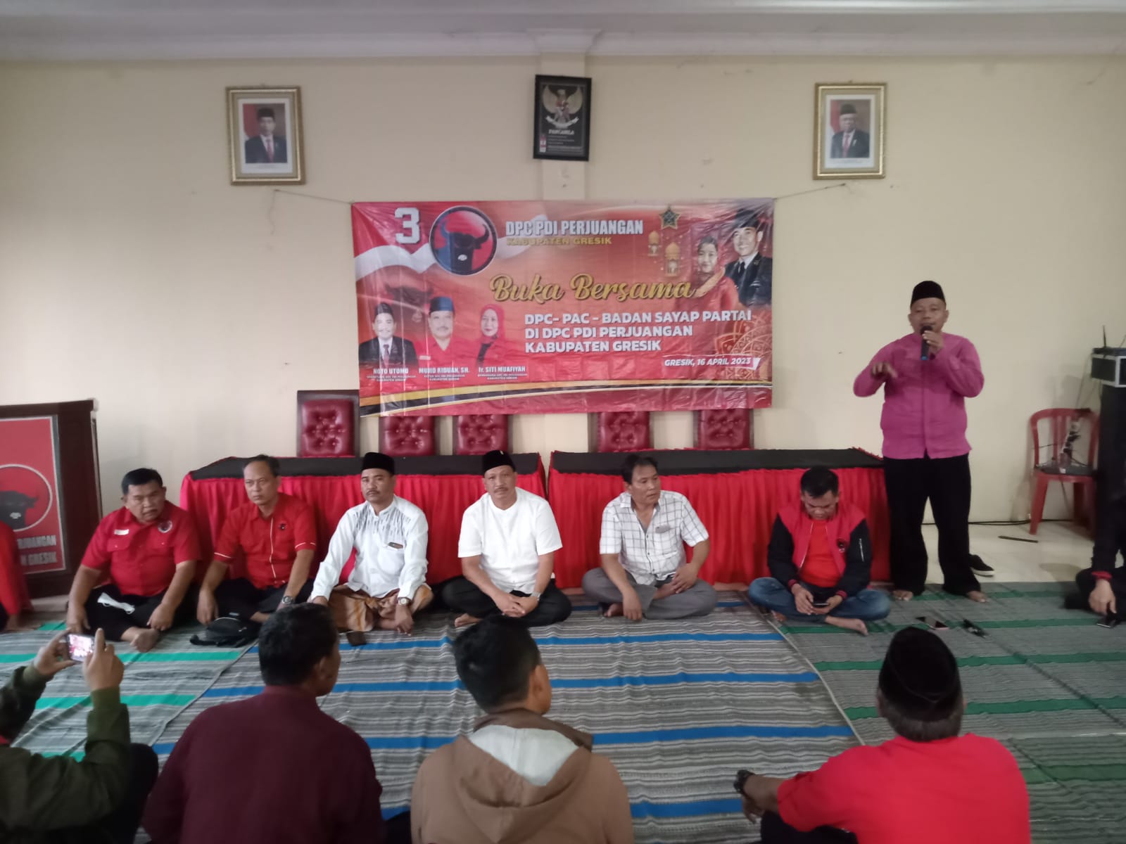 Pengurus dan Sayap Partai PDI-P di Gresik Diminta Awasi Gerilya Bacaleg