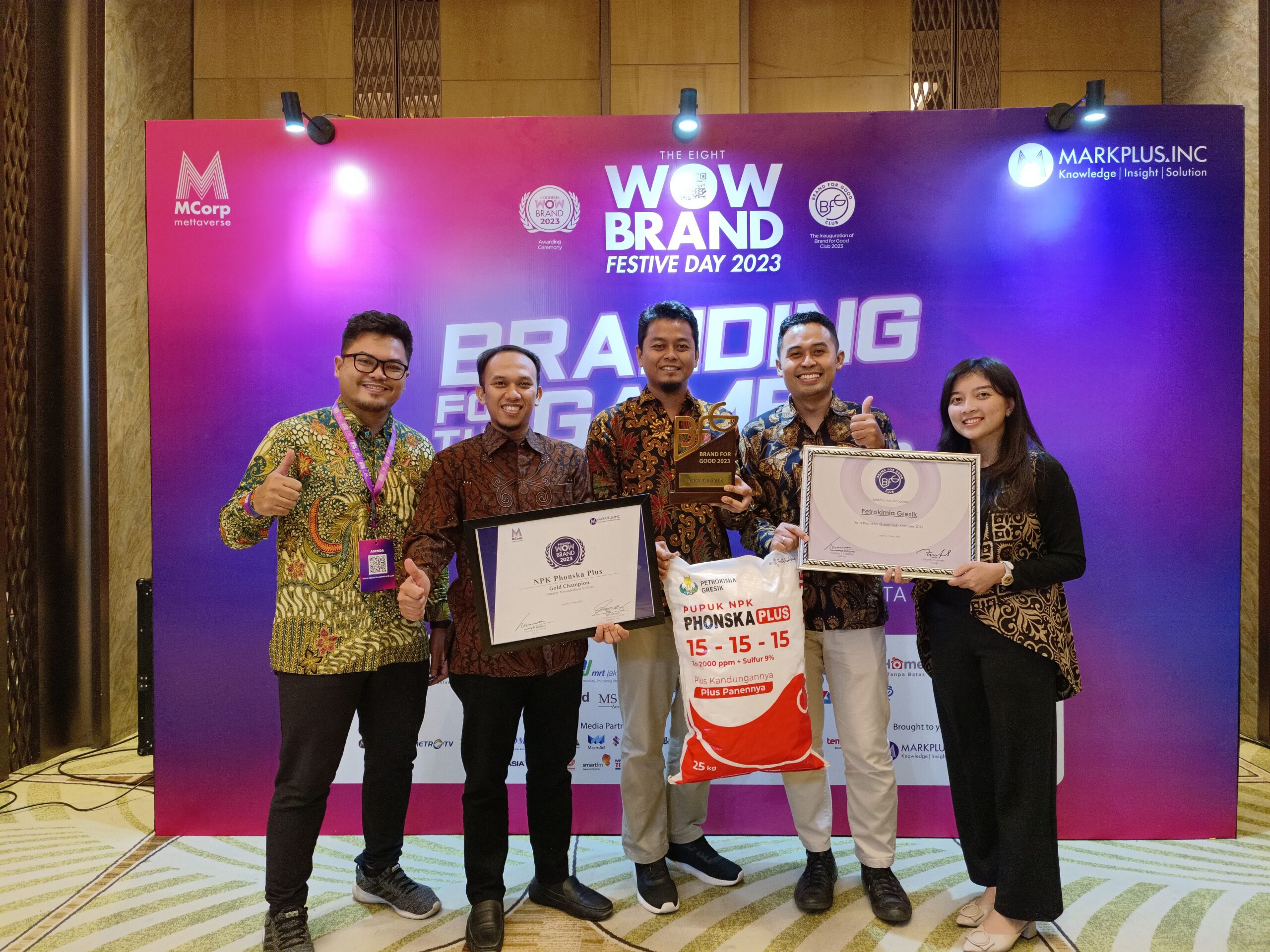 Pupuk Nonsubsidi Produksi PG Jadi Brand Recommended Konsumen di Indonesia