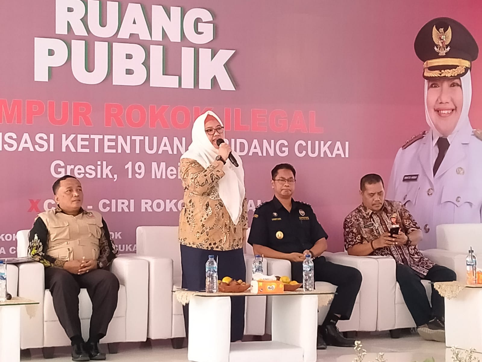 Warga Gresik Diajak Berantas Rokok Ilegal Tanpa Cukai