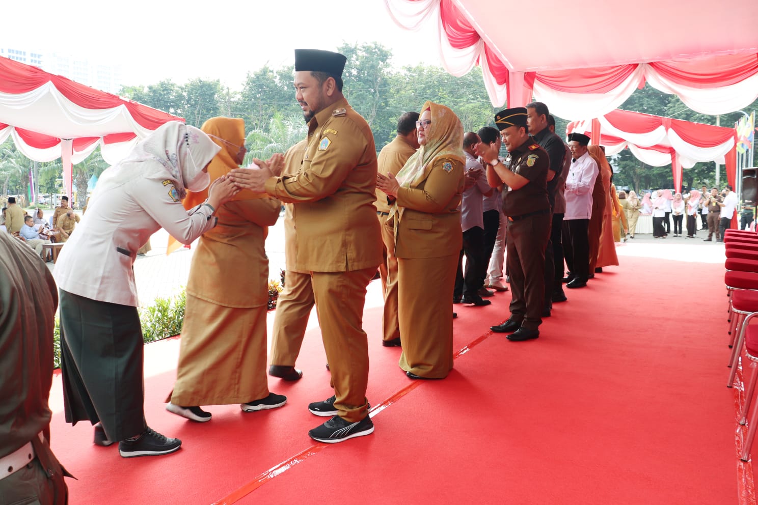 Jalin Silarutahmi, Pemkab – Forkopimda Gresik Gelar Halal Bihalal