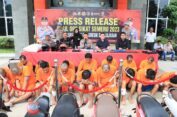 Operasi Sikat Semeru 2023, Polres Gresik Tangkap 11 Pelaku Curanmor