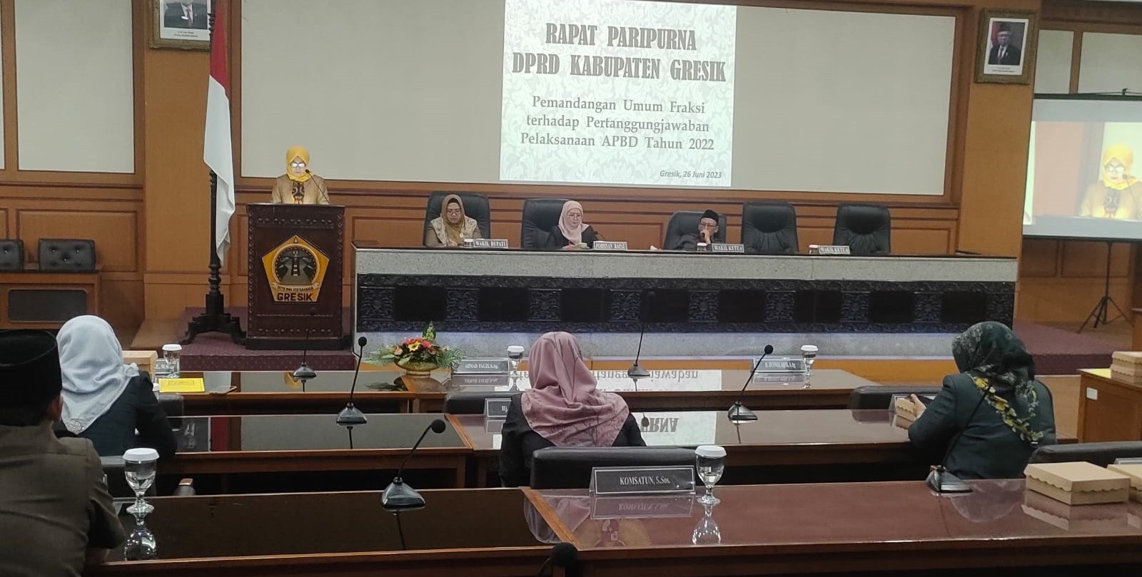 FPG Soroti Belanja di OPD Serapan Tak Maksimal di APBD Gresik 2022