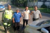 Berkat Kesigapan Satlantas Polres Gresik, Tak Sampai Satu Jam Temukan Taksi Online Digondol Maling