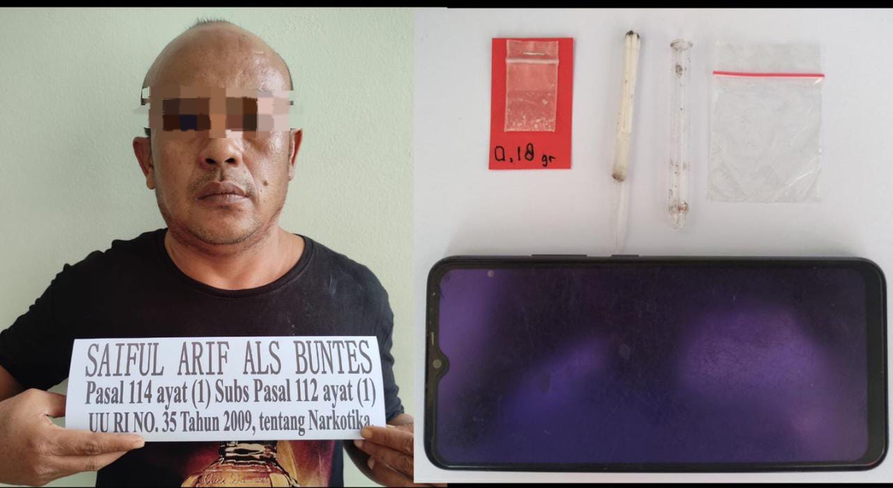 Satreskoba Polres Gresik Sergap Budak Narkoba di Rumah Kontrakan