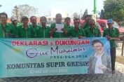 Berharap Sejahtera, Sopir Gresik Deklarasi Dukung Gus Muhaimin Jadi Presiden