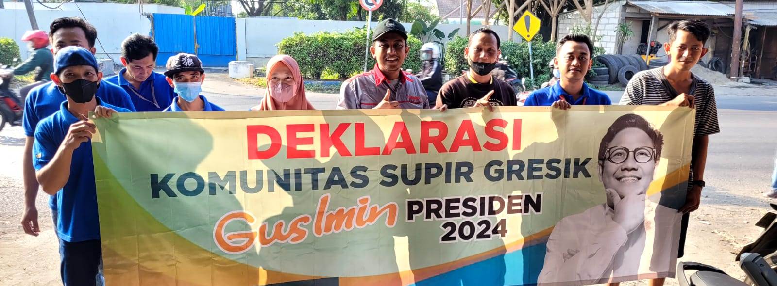 Berharap Ada Kebijakan Khusus, Sopir di Gresik Selatan Deklarasi Dukung Gus Muhaimin Jadi Capres 2024