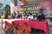 Polres Gresik Ringkus Komplotan Maling Antar Kota Spesial Kabel Milik PLN