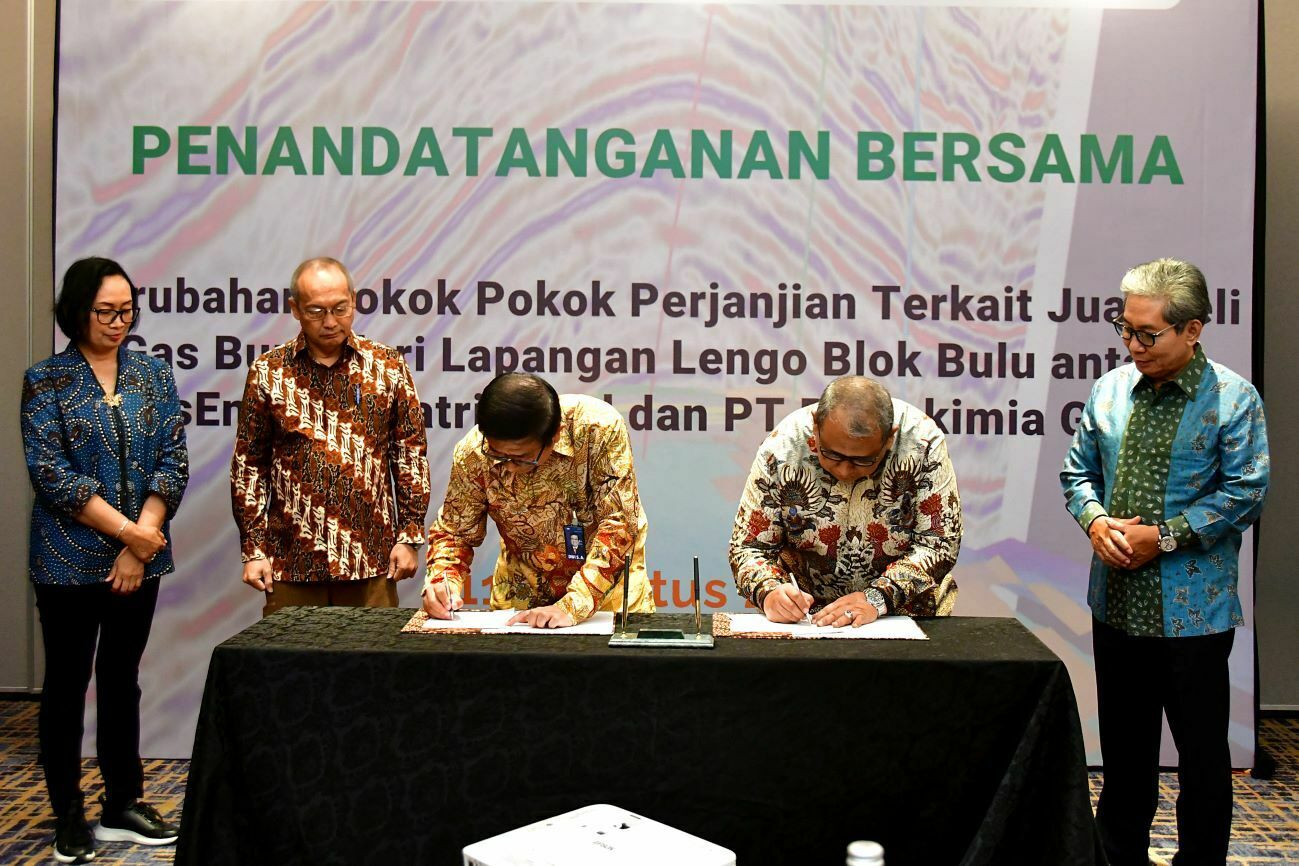 PG –Satria Teken Addendum HoA Potensi Suplai Gas Gumi 150 MMSCFD