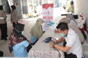 Polwan Gresik Cek Kesehatan Gratis Warga Binaan Perempuas di Lapas Cerme