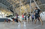 Persiapan Porprov Jatim 2023, Atlet Kickboxing Gresik Digembleng dan Sparring ke Luar Kota