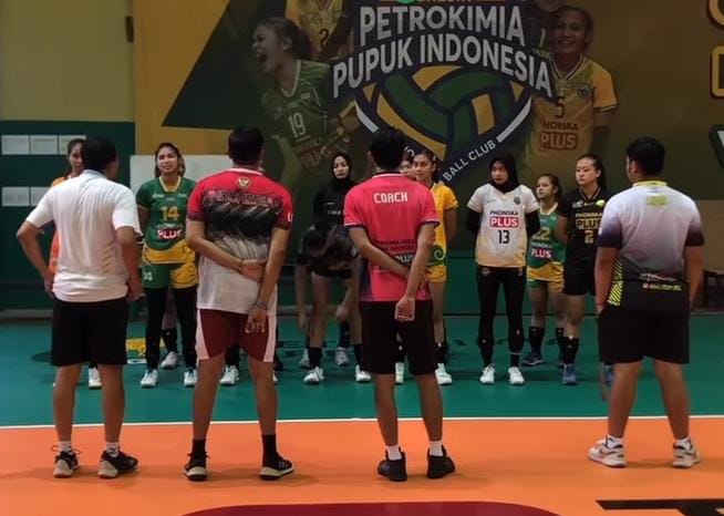 Ikuti Kapolri Cup 2023, Pemain Voli Putri Polda Jatim Mayoritas dari PBV Petrokimia Gresik