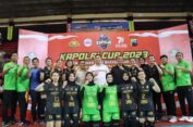 Jelang Laga Final Kapolri Cup 2023, Tim Bola Voli Polda Jatim Benahi Kekurangan