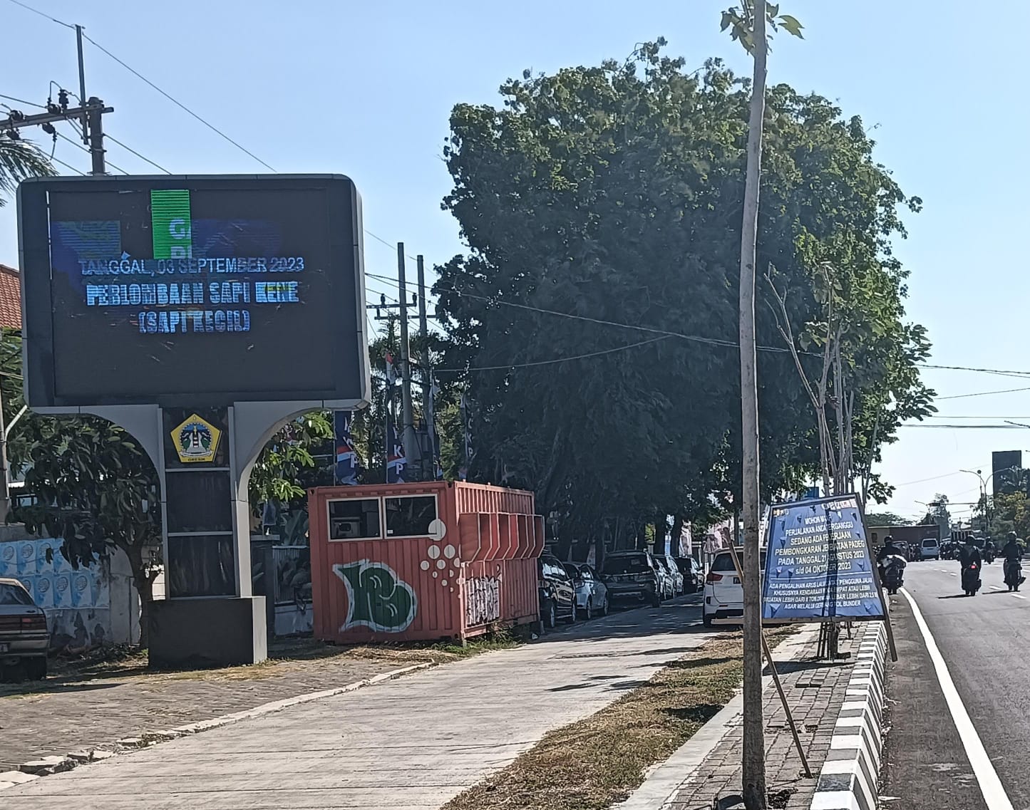 Waduh, Videotron Pemantau Kualitas Udara di Gresik Tak Tayang Real Time Justru Jadi Media Kampanye Bacapres