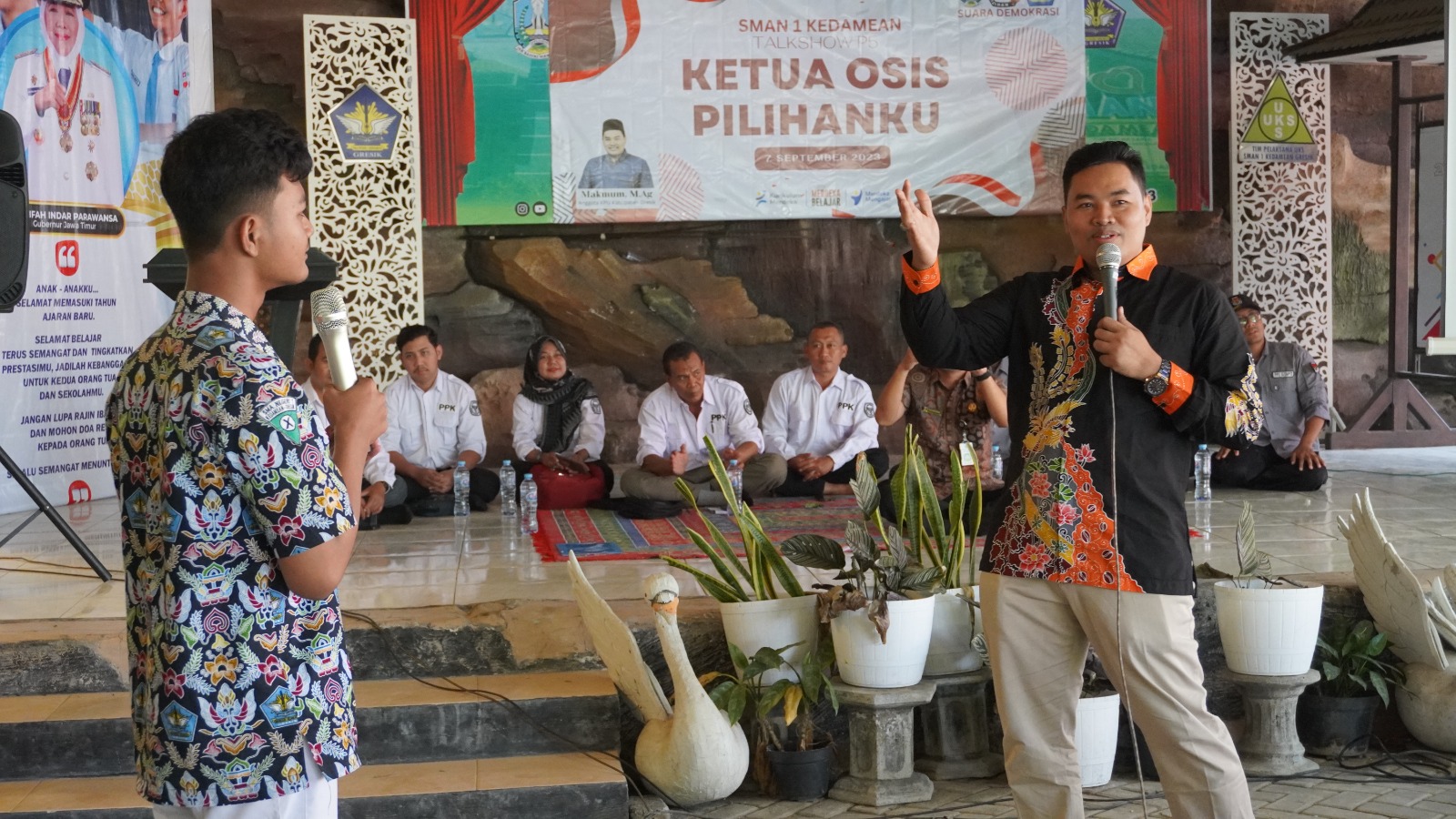 KPU Gresik Ajak Siswa SMAN 1 Kedamean Jadi Agen Demokrasi