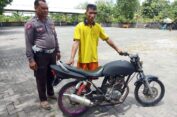 Gercep, Polsek Wringinanom Tangkap Pelaku Curanmor di Gresik