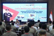 Amankan Pemilu, Polres Gresik Gelar Lat Praops Operasi Mantab Brata 2024