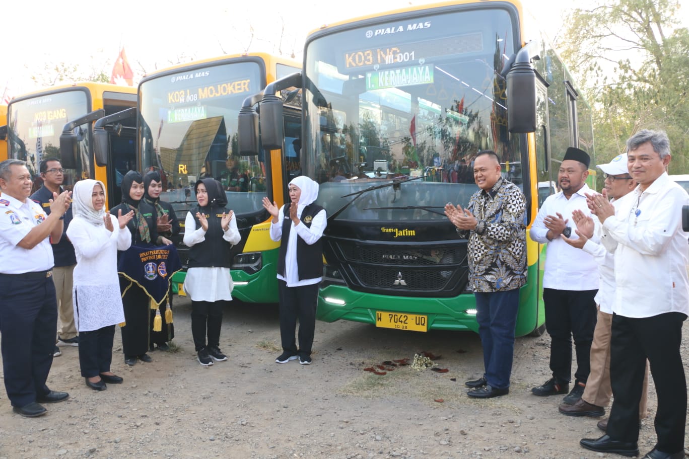 Bupati Gus Yani Berharap Beroperasinya Trans Jatim Koridor III Rute Mojokerto – Balongpanggang Gresik Ada Percepatan Pertumbuhan Ekonomi