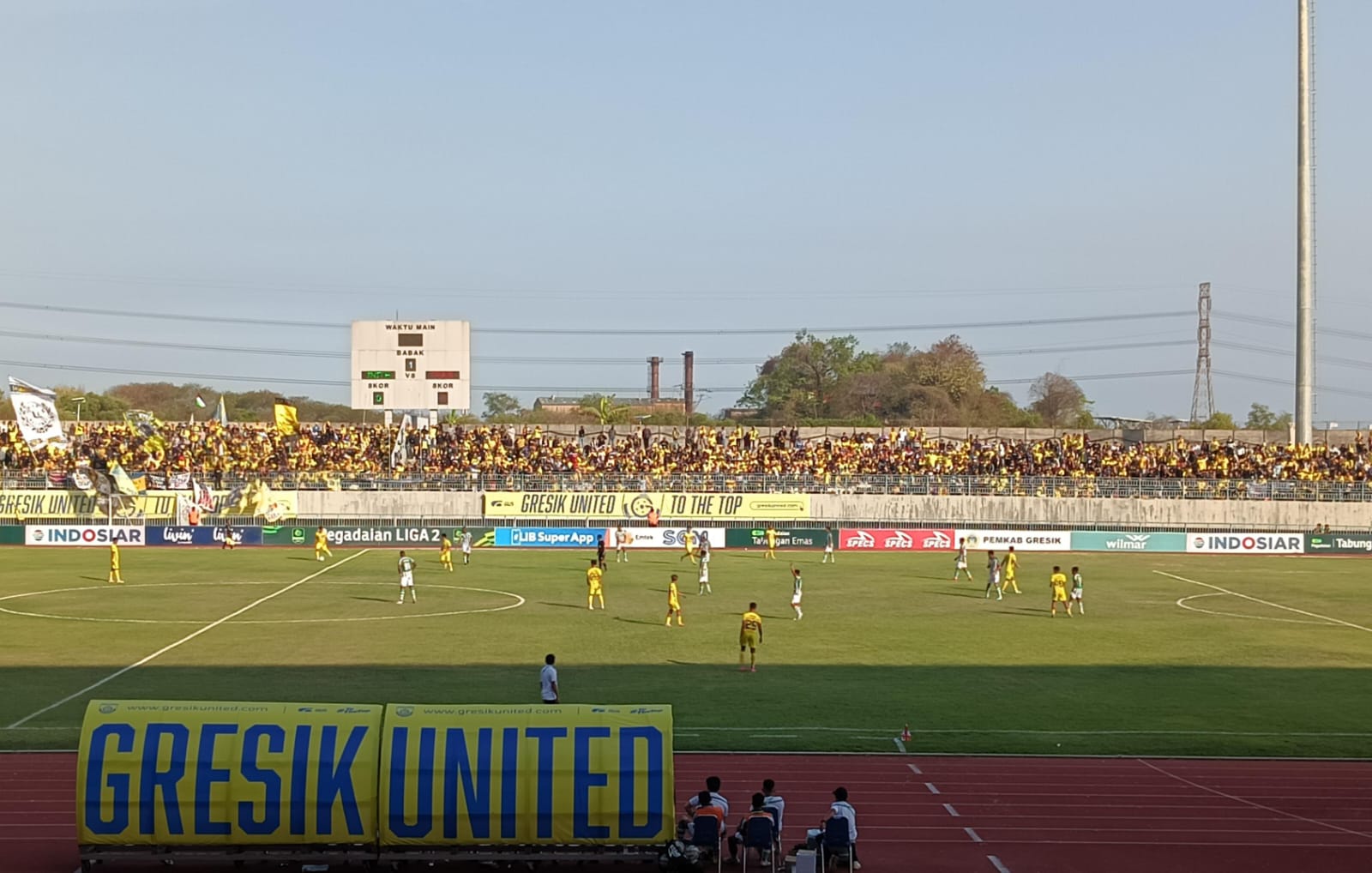 Babak Pertama Laga GU VS Deltras masih  Imbang 0-0