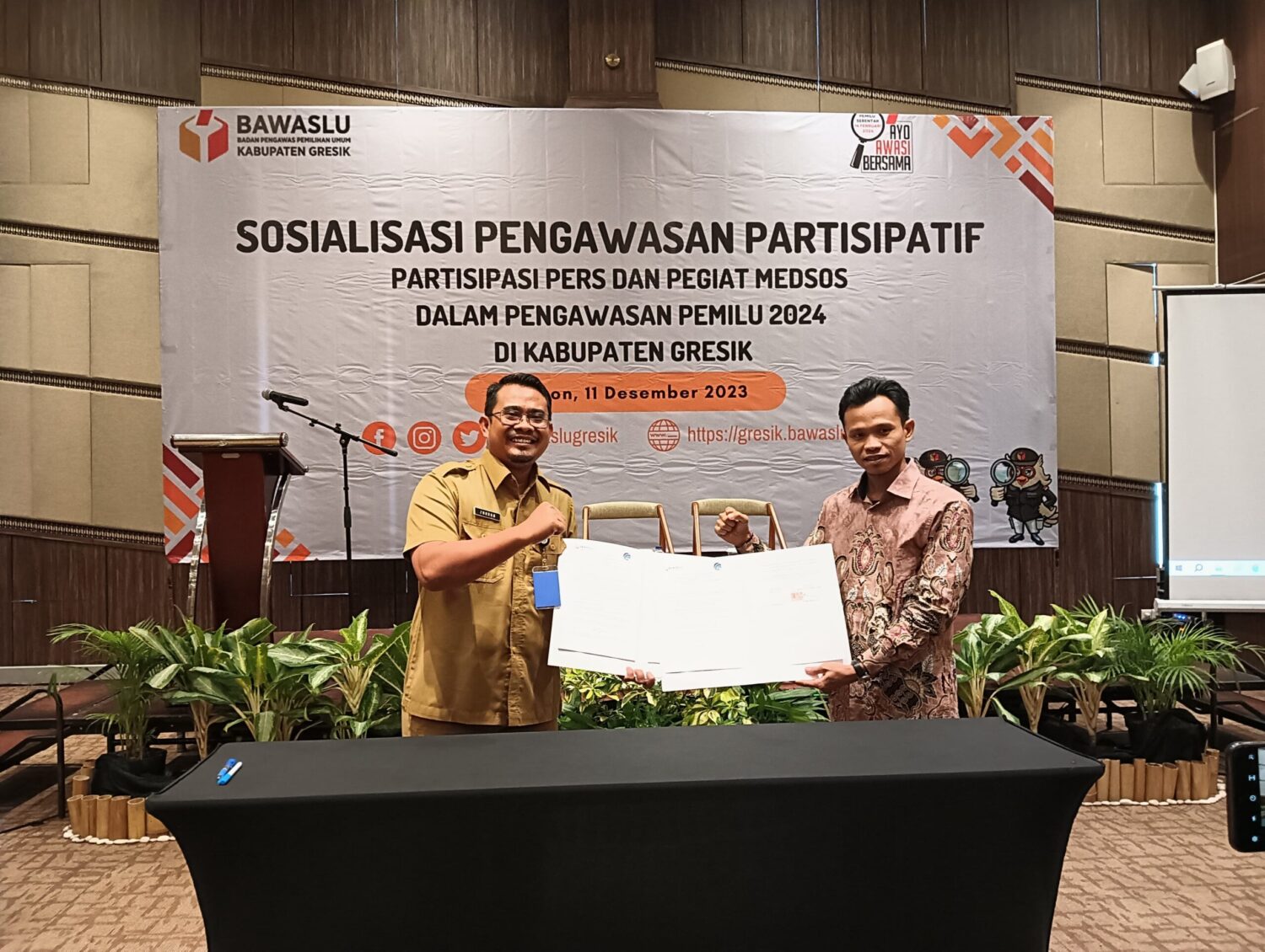 Bawaslu Gresik : Caleg Belum Banyak Lakukan Kampanye