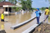 Banjir Kali Lamong Bergerak ke Kecamatan Benjeng