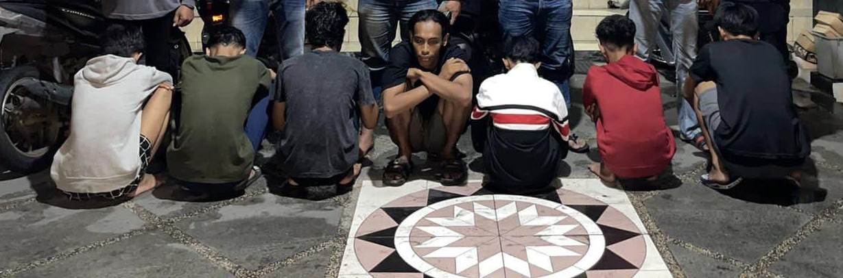 Polisi Gresik Amankan 4 Tersangka Anggota Gangster Usai Tawuran, Ironis 3 Tersangka ABH