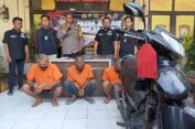 Polsek Manyar Gulung Komplotan Curanmor di Gresik