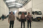 Distribusi Logistik Pemilu dari PPK ke Gudang KPU Dikawal Polres Gresik